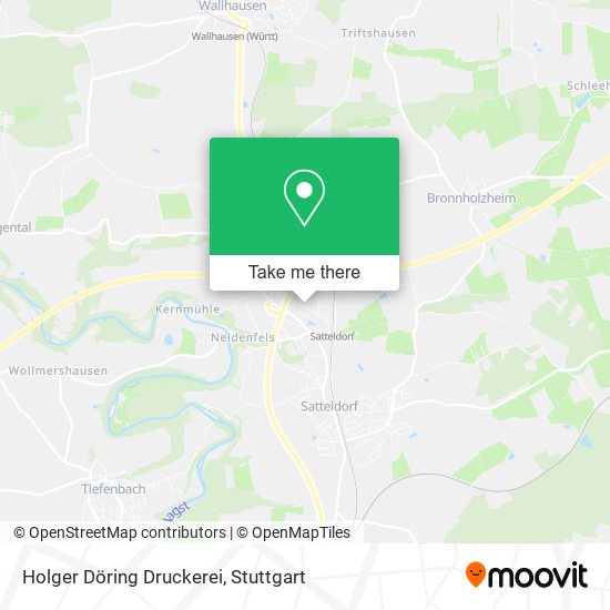 Holger Döring Druckerei map