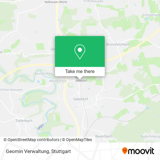 Карта Geomin Verwaltung