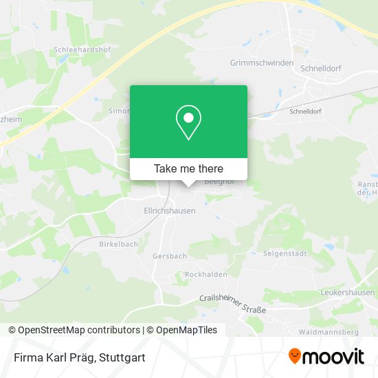 Firma Karl Präg map
