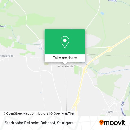 Stadtbahn Bellheim Bahnhof map