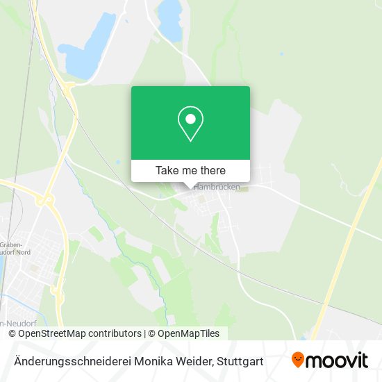 Änderungsschneiderei Monika Weider map