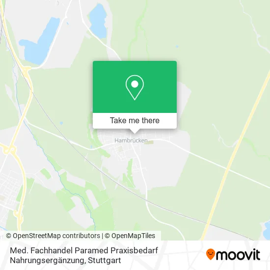Карта Med. Fachhandel Paramed Praxisbedarf Nahrungsergänzung