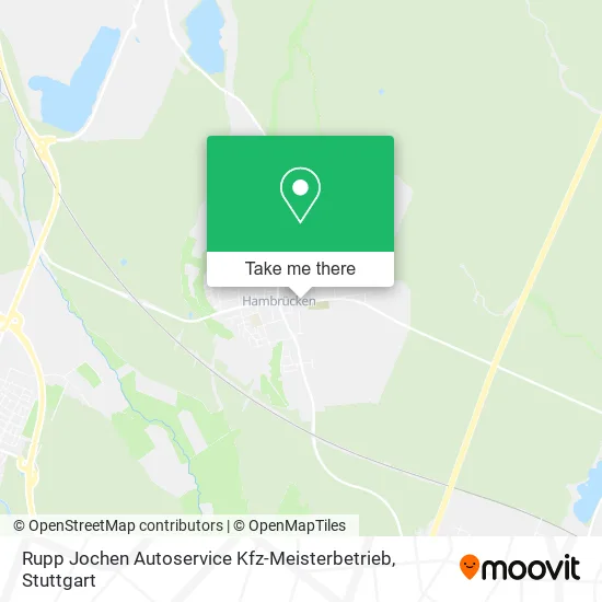 Карта Rupp Jochen Autoservice Kfz-Meisterbetrieb