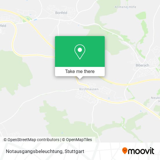 Карта Notausgangsbeleuchtung
