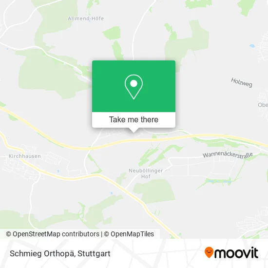 Карта Schmieg Orthopä