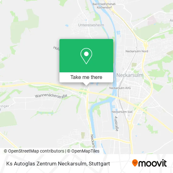 Карта Ks Autoglas Zentrum Neckarsulm