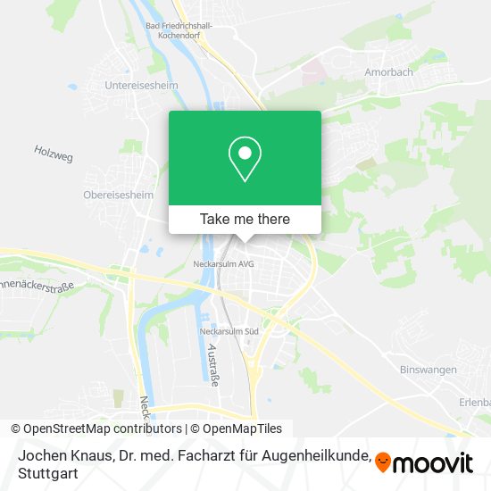 Jochen Knaus, Dr. med. Facharzt für Augenheilkunde map