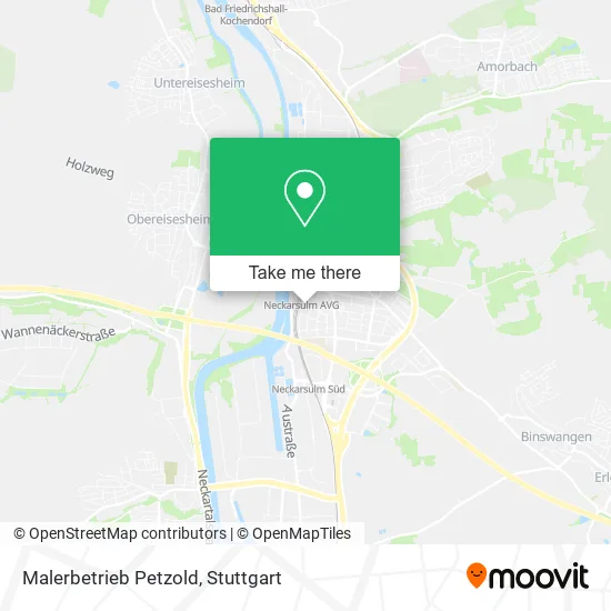 Карта Malerbetrieb Petzold