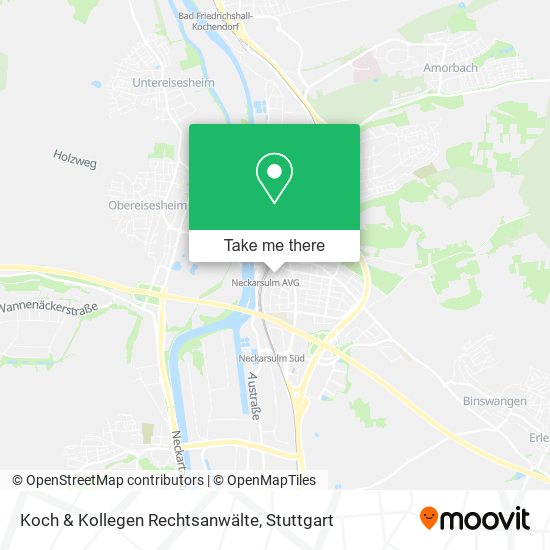 Koch & Kollegen Rechtsanwälte map