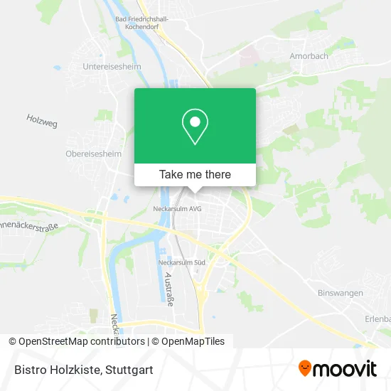 Карта Bistro Holzkiste