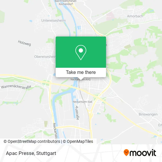 Карта Apac Presse