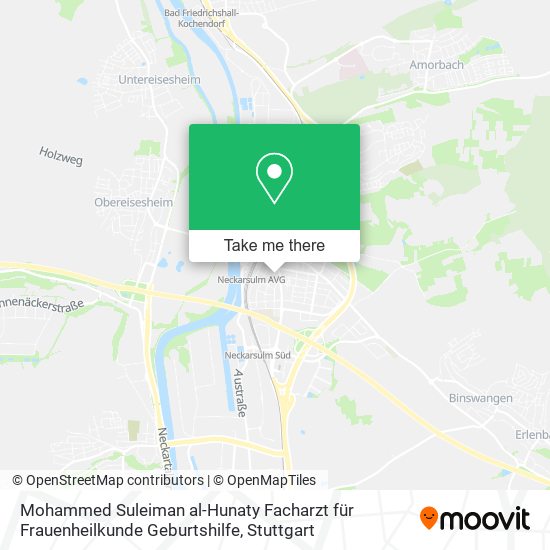 Mohammed Suleiman al-Hunaty Facharzt für Frauenheilkunde Geburtshilfe map