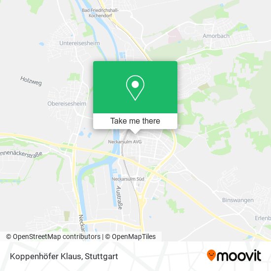 Koppenhöfer Klaus map