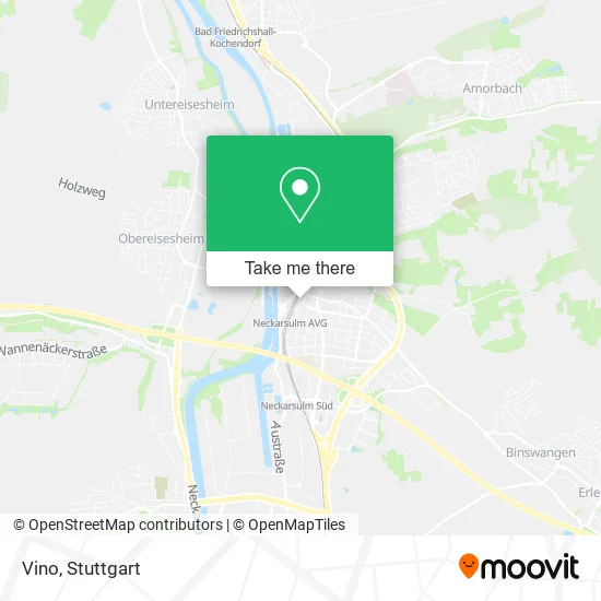 Карта Vino
