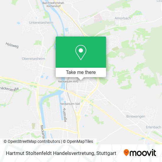 Hartmut Stoltenfeldt Handelsvertretung map