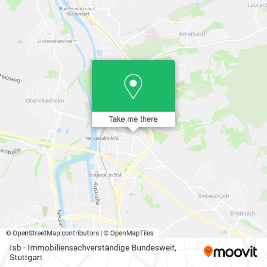 Isb - Immobiliensachverständige Bundesweit map