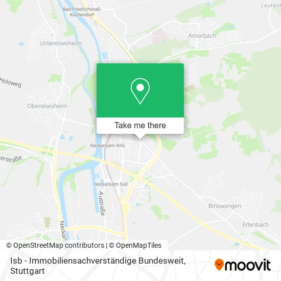 Карта Isb - Immobiliensachverständige Bundesweit