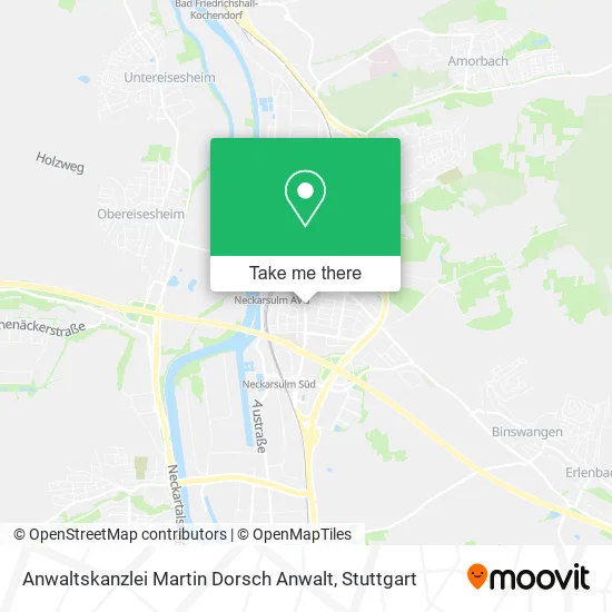 Карта Anwaltskanzlei Martin Dorsch Anwalt