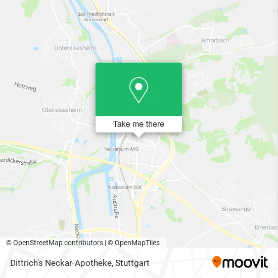 Карта Dittrich's Neckar-Apotheke