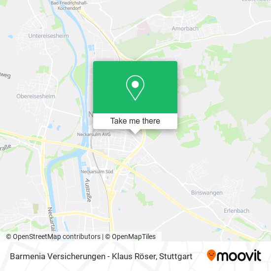 Barmenia Versicherungen - Klaus Röser map
