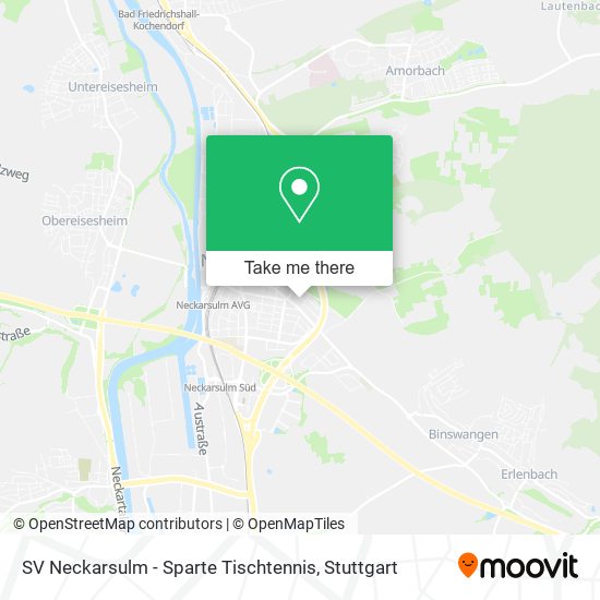 SV Neckarsulm - Sparte Tischtennis map