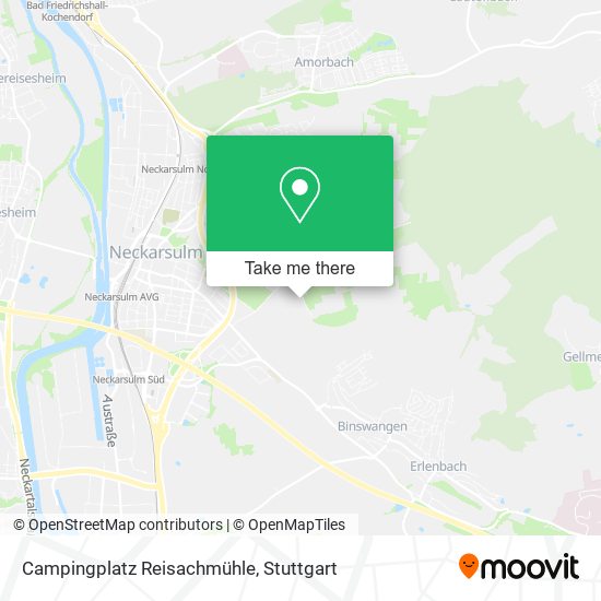 Campingplatz Reisachmühle map