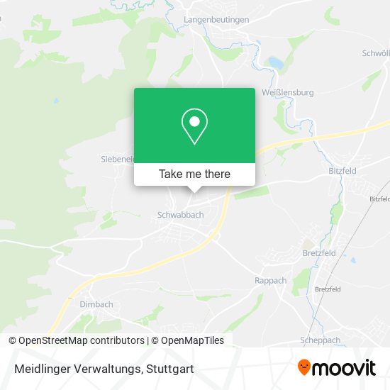 Meidlinger Verwaltungs map