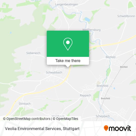 Карта Veolia Environmental Services