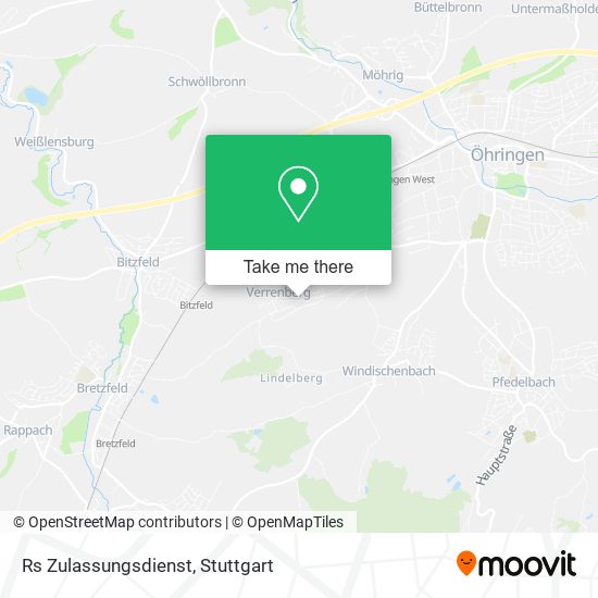 Карта Rs Zulassungsdienst