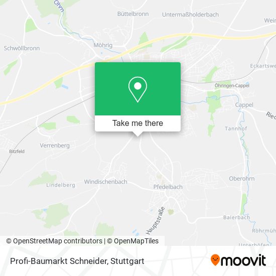 Profi-Baumarkt Schneider map