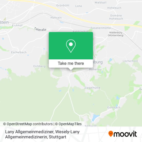 Lany Allgemeinmediziner, Wesely-Lany Allgemeinmedizinerin map