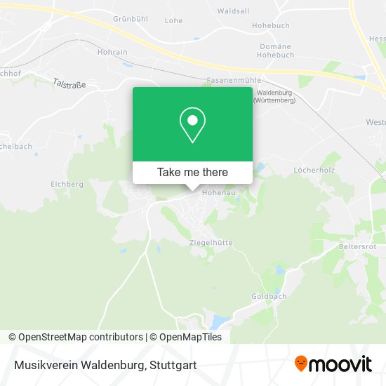Musikverein Waldenburg map