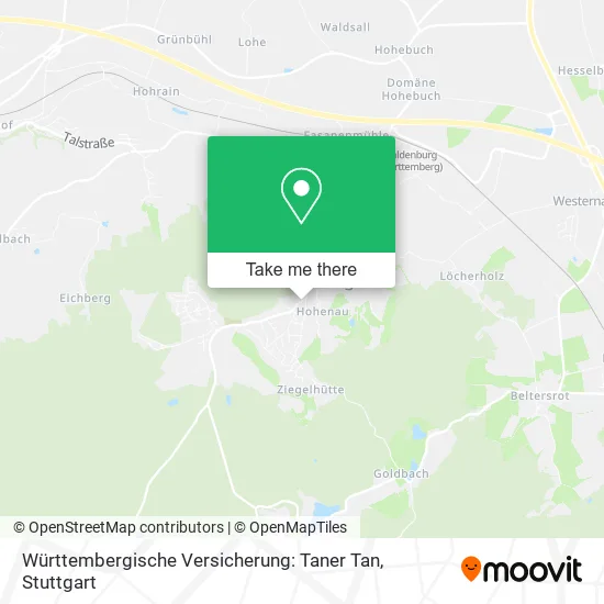 Карта Württembergische Versicherung: Taner Tan