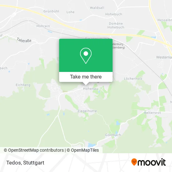 Карта Tedos