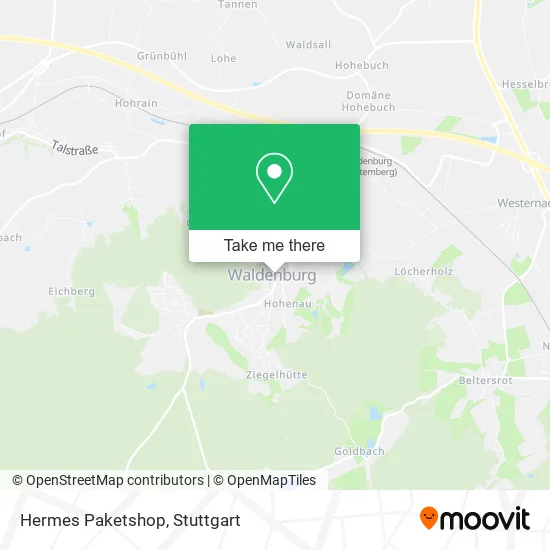 Карта Hermes Paketshop