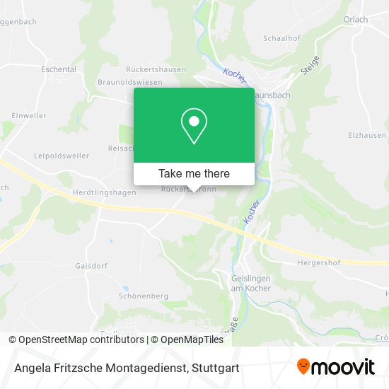 Карта Angela Fritzsche Montagedienst
