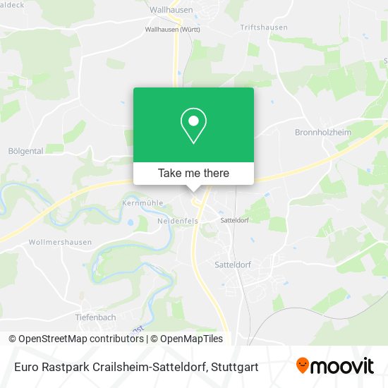 Euro Rastpark Crailsheim-Satteldorf map