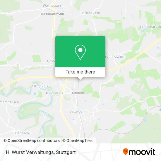 H. Wurst Verwaltungs map