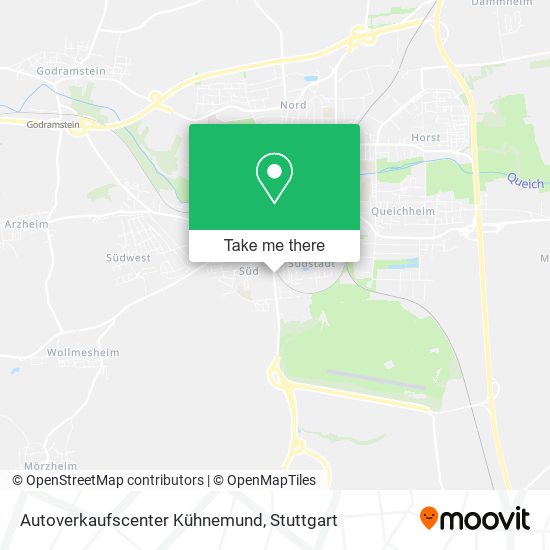 Autoverkaufscenter Kühnemund map