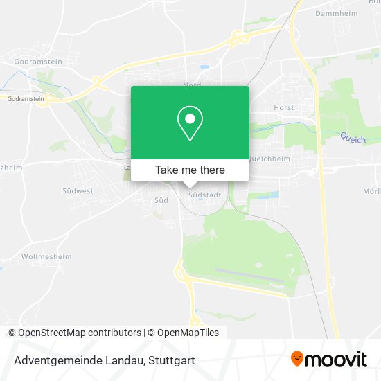 Adventgemeinde Landau map