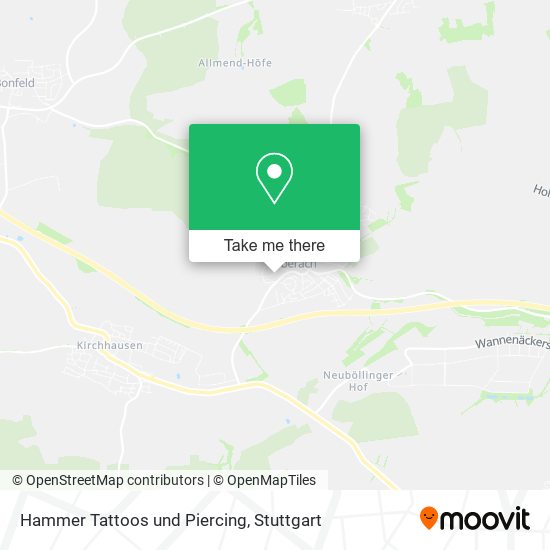 Карта Hammer Tattoos und Piercing