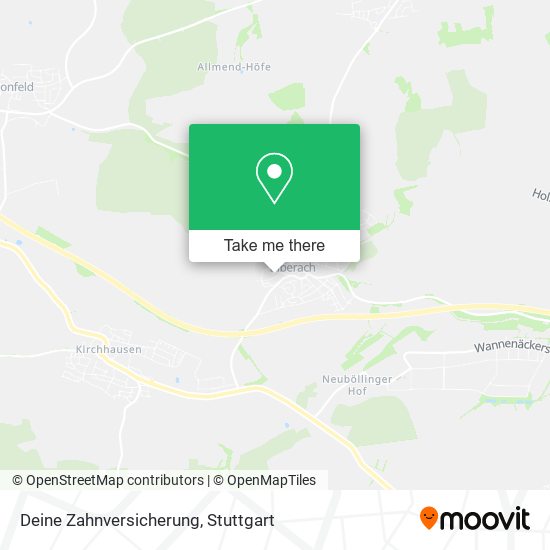 Карта Deine Zahnversicherung