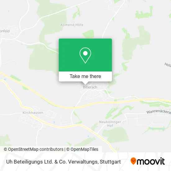 Карта Uh Beteiligungs Ltd. & Co. Verwaltungs