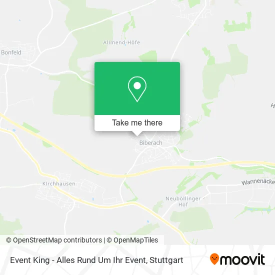 Карта Event King - Alles Rund Um Ihr Event