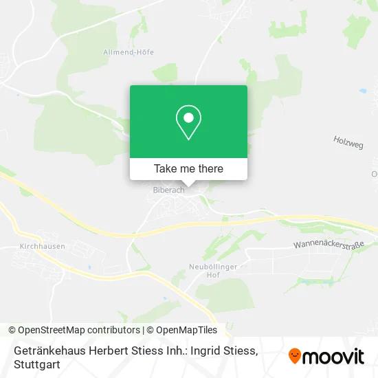 Карта Getränkehaus Herbert Stiess Inh.: Ingrid Stiess