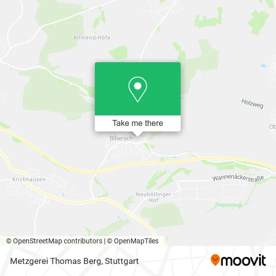 Карта Metzgerei Thomas Berg