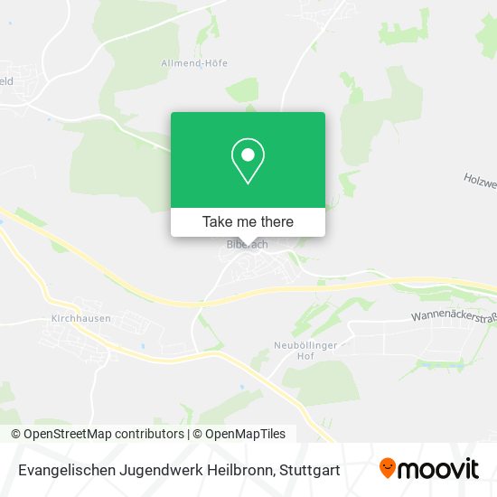 Карта Evangelischen Jugendwerk Heilbronn