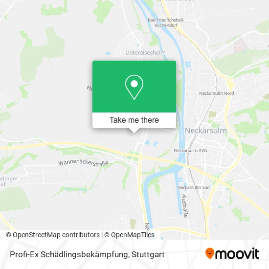 Карта Profi-Ex Schädlingsbekämpfung