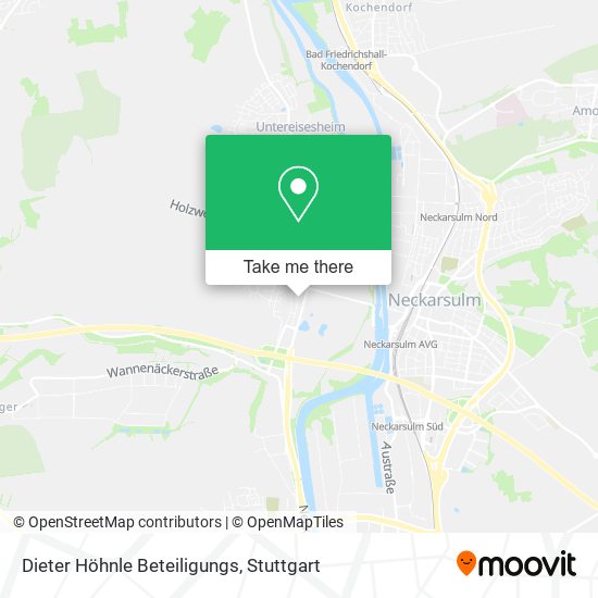 Dieter Höhnle Beteiligungs map