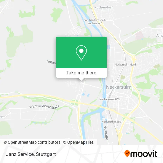 Карта Janz Service